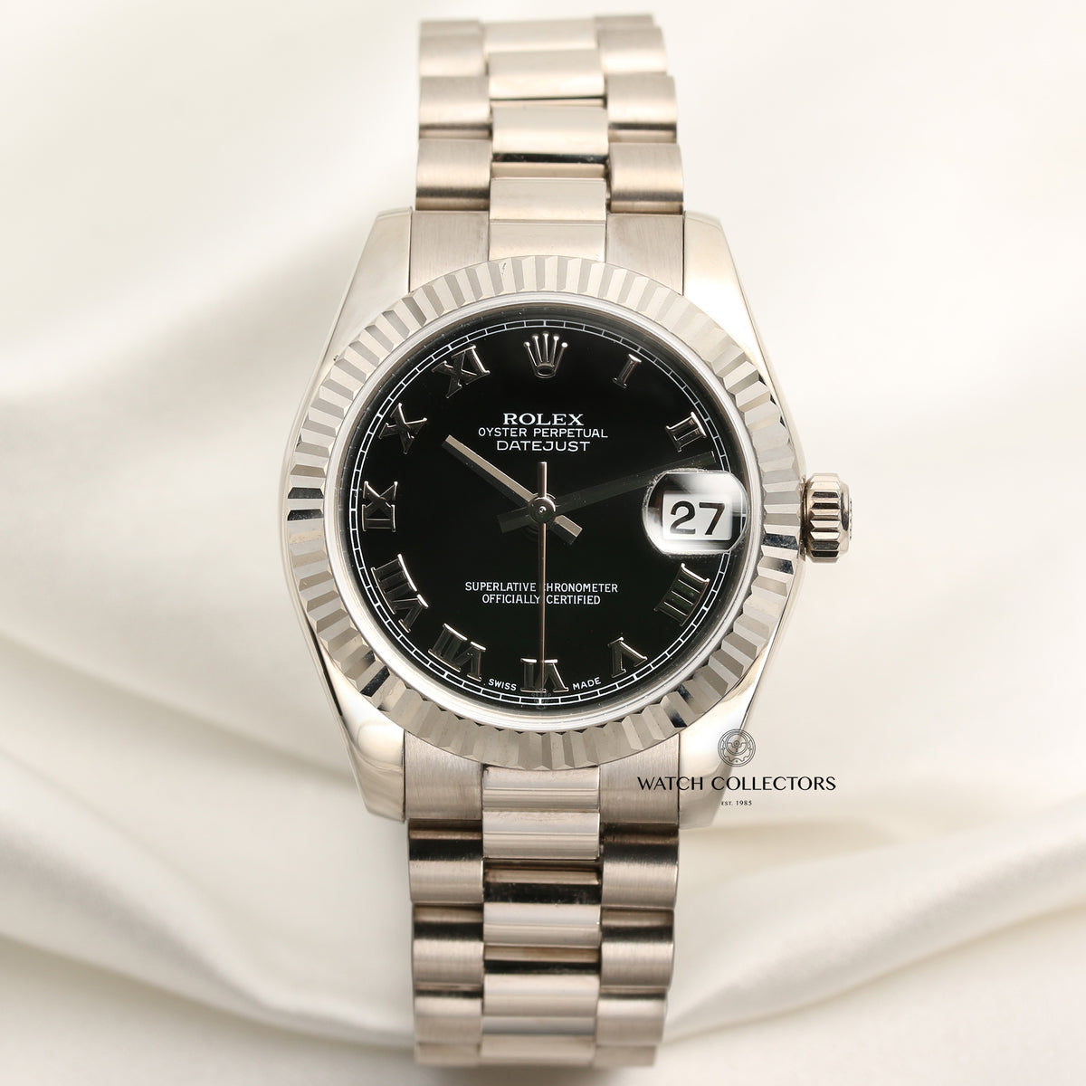 Rolex DateJust 31mm 178279 18k White Gold