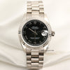 Rolex Mid-Size DateJust 178279 18K White Gold Second Hand Watch Collectors 1
