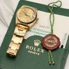 Rolex Mid Size DateJust 68278 18K Yellow Gold Second Hand Watch Collectors 8