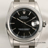 Rolex Mid-Size DateJust Stainless Steel Black Dial Second Hand Watch Collectors 2