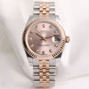 Rolex Midsize DateJust 178271 Diamond Dial Steel & Rose Gold Second Hand Watch Collectors 1