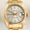 Rolex Midsize DateJust 18K Yellow Gold Second Hand Watch Collectors 2