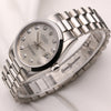 Rolex Midsize DateJust 68246 Platinum Diamond Dial Second Hand Watch Collectors 3