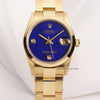 Rolex-Midsize-DateJust-68248-18K-Yellow-Gold-Lapis-Lazuli-Diamond-Dial-Second-Hand-Watch-Collectors-1-1