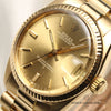 Rolex Midsize DateJust 6827 18K Yellow Gold Copper Dial Second Hand Watch Collectors 3