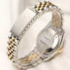 Rolex Midsize DateJust 68273 Steel & Gold Blue Degrading Diamond Dial Second Hand Watch Collectors 7