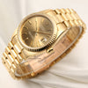 Rolex Midsize DateJust 68278 18K Yellow Gold Copper Dial Second Hand Watch Collectors 3