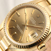 Rolex Midsize DateJust 68278 18K Yellow Gold Copper Dial Second Hand Watch Collectors 4