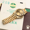 Rolex Midsize DateJust 68278 18K Yellow Gold Copper Dial Second Hand Watch Collectors 9