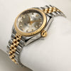 Rolex Midsize DateJust Steel & Yellow Gold Diamond Second Hand Watch Collectors 3
