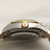 Rolex Midsize DateJust Steel & Yellow Gold Diamond Second Hand Watch Collectors 6
