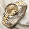 Rolex Midsize DateJust Tridor 18K Gold Second Hand Watch Collectors 3