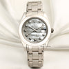 Rolex Midsize Pearlmaster 18K White Gold Diamond MOP Second Hand Watch Collectors 1