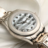 Rolex Midsize Pearlmaster 18K White Gold Diamond MOP Second Hand Watch Collectors 5