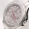 Rolex Midsize Yacht-Master 168622 Stainless Steel & Platinum Second Hand Watch Collectors 4