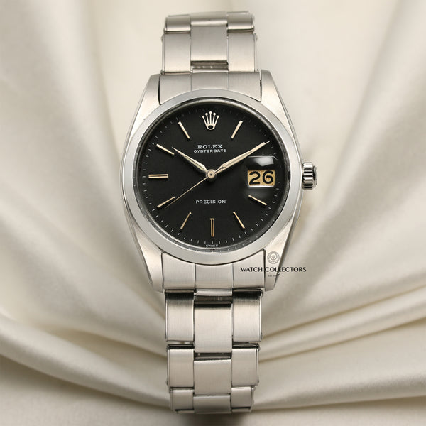 Rolex Oyster Date Stainless Steel Second Hand Watch Collectors 1