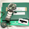 Rolex Oyster Perpetual 114200 Stainless Steel Olive Dial Second hand Watch Collectors 7