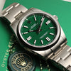 Rolex Oyster Perpetual 124300 Green Dial Stainless Steel Second Hand Watch Collectors 5