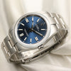 Rolex Oyster Perpetual 124300 Stainless Steel Blue Dial Second Hand Watch Collectors 3