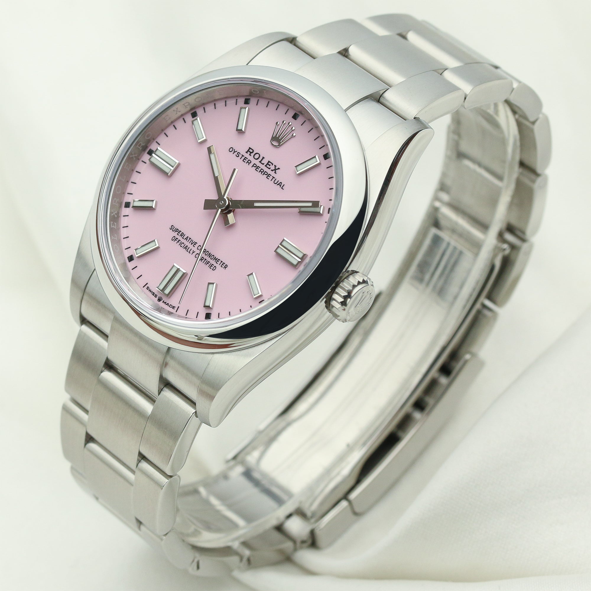 Rolex Oyster Perpetual 126000 Stainless Steel Second Hand Watch Collectors 3-2