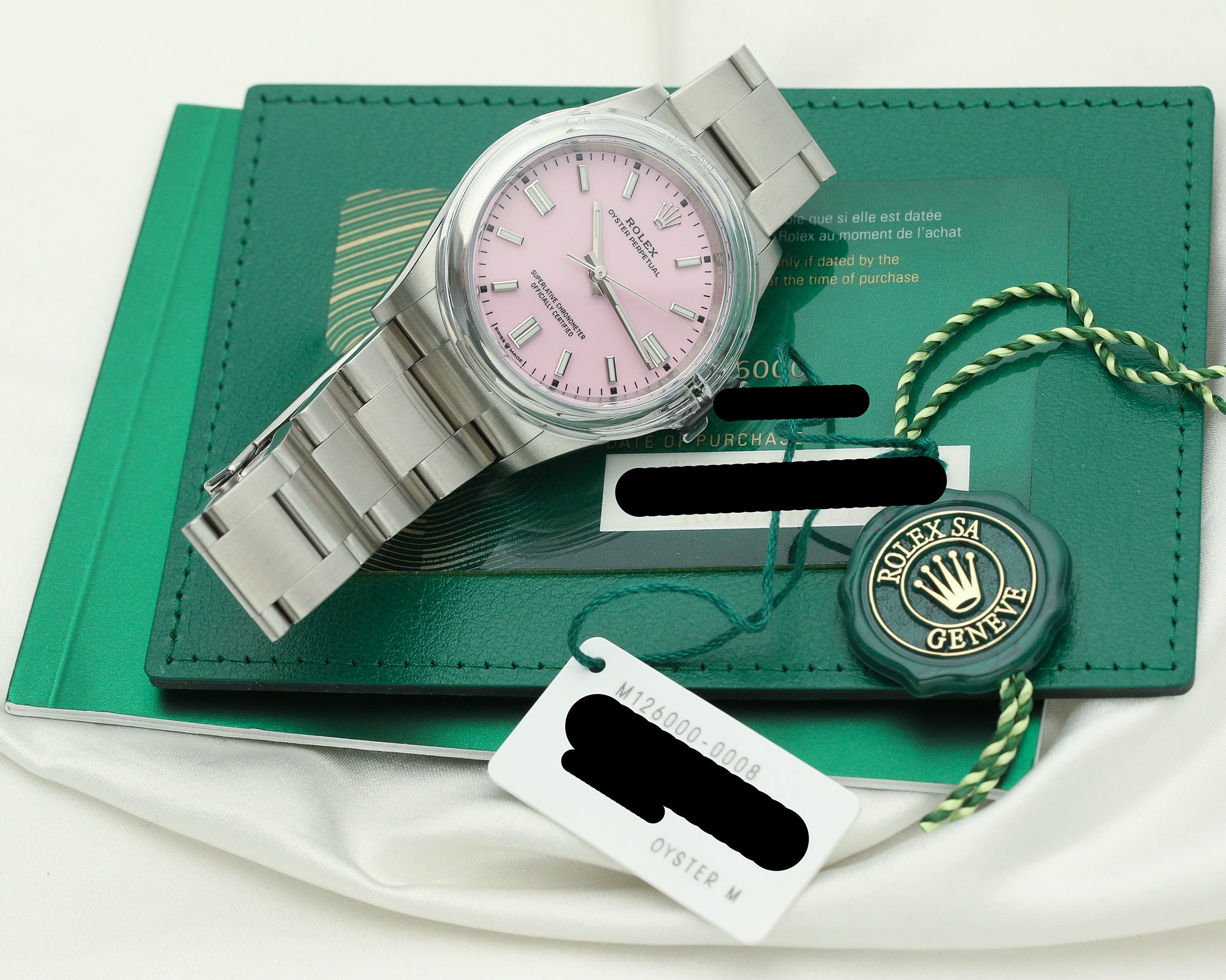 Rolex Oyster Perpetual 126000 Stainless Steel Second Hand Watch Collectors 8-2