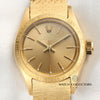 Rolex Oyster Perpetual 18K Yellow Gold Second Hand Watch Collectors 2