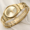 Rolex Oyster Perpetual 18K Yellow Gold Second Hand Watch Collectors 3