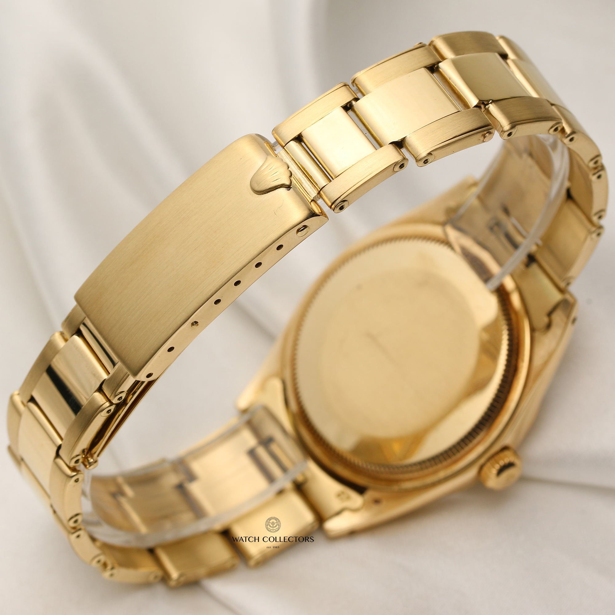 Rolex Oyster Perpetual 18K Yellow Gold Second Hand Watch Collectors 5