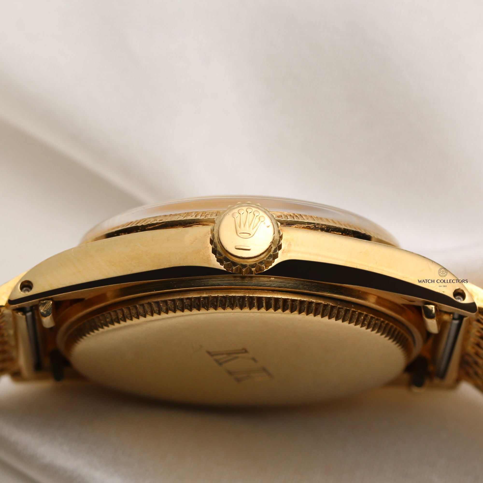 Rolex Oyster Perpetual 6744 18K Yellow Gold Qaboos Second Hand Watch Collectors 6
