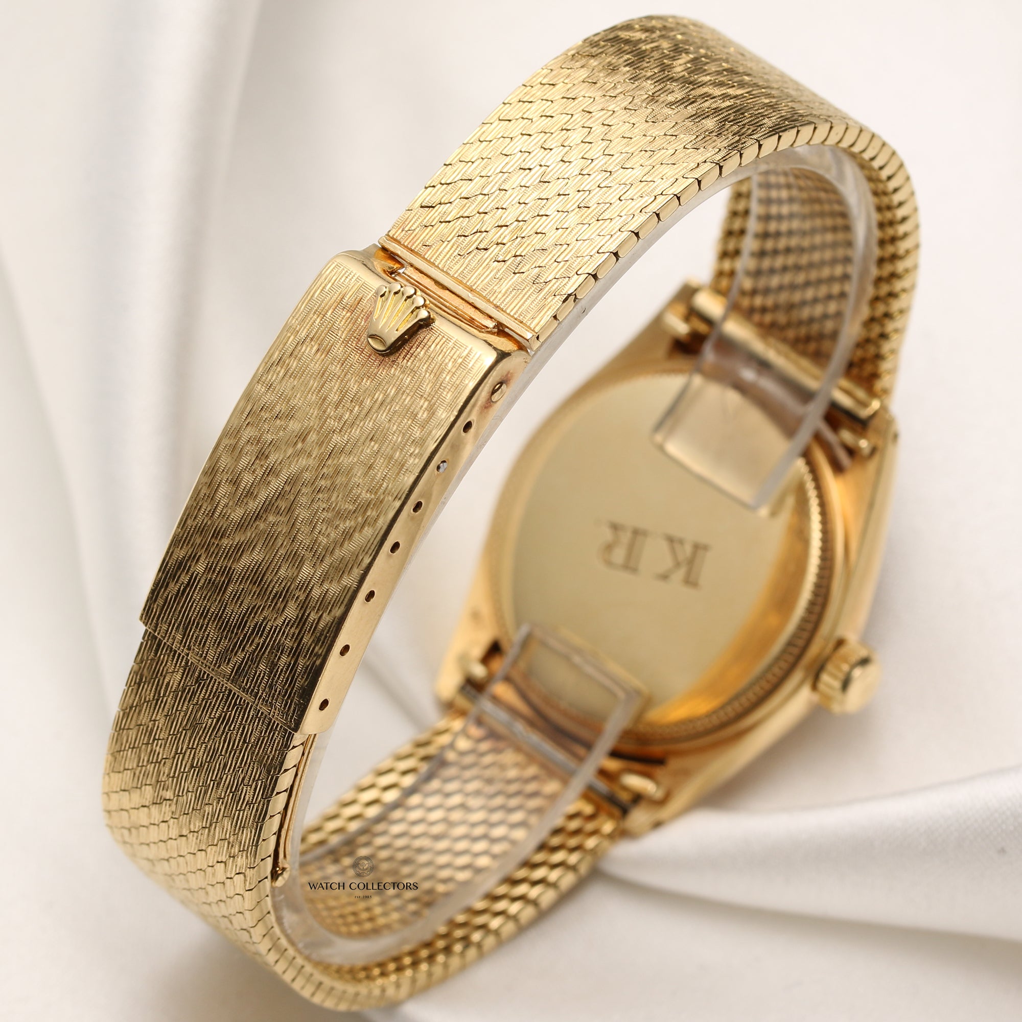 Rolex Oyster Perpetual 6744 18K Yellow Gold Qaboos Second Hand Watch Collectors 7