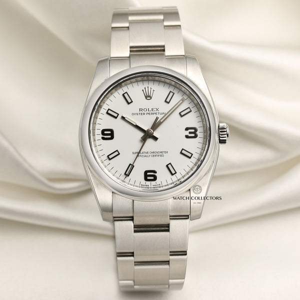 Rolex Oyster Perpetual Stainless Steel Second Hand Watch Collectors 1