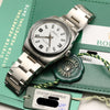 Rolex Oyster Perpetual Stainless Steel Second Hand Watch Collectors 9