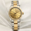 Rolex Oyster Perpetual Steel & Gold Second Hand Watch Collectors 1