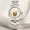 Rolex Oyster Perpetual UAE Milatary Crest Dial Stainless Steel Second Hand Watch Collectors 1