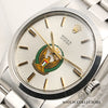 Rolex Oyster Perpetual UAE Milatary Crest Dial Stainless Steel Second Hand Watch Collectors 4