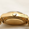 Rolex Oyster Quartz Day-Date 18K Yellow Gold Black Diamond Dial Second Hand Watch Collectors 5