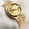 Rolex Oysterquartz Day-Date 19018 18K Yellow Gold Second Hand Watch Collectors 5