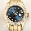 Rolex Pearlmaster 18K Yellow Gold Diamond Dial Bezel Second Hand Watch Collectors 2