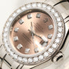 Rolex Pearlmaster 80299 18K White Gold Diamond Bezel Pink Dial Second Hand Watch Collectors 4