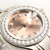 Rolex Pearlmaster 80299 18K White Gold Diamond Bezel Pink Dial Second Hand Watch Collectors 5