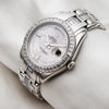 Rolex Platinum Pearlmaster Day-Date Diamond Meteorite 18956 Second hand Watch Collectors 3