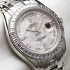 Rolex Platinum Pearlmaster Day-Date Diamond Meteorite 18956 Second hand Watch Collectors 4