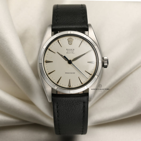 Rolex Precision Vintage Stainless Steel Second Hand Watch Collectors 1
