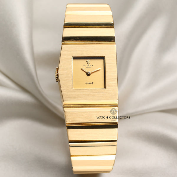 Rolex Queen Of Midas 18K Yellow Gold Second Hand Watch Collectors 1