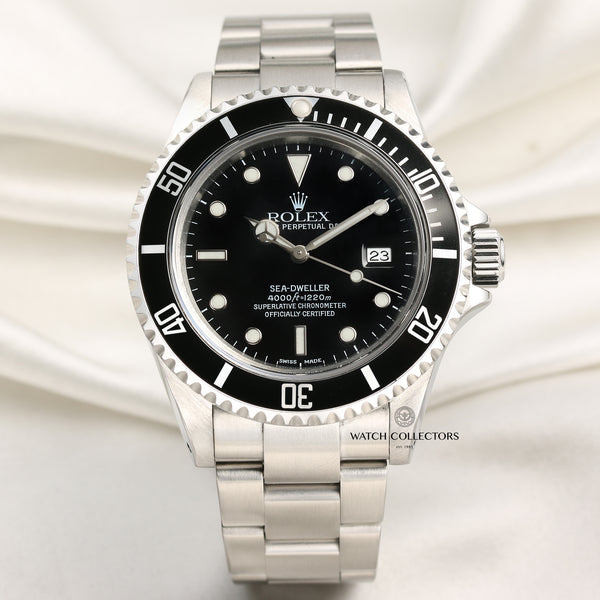 Rolex Sea-Dweller Stainless Steel Second Hand Watch Collectors 1