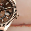 Rolex Sky-Dweller 18K Rose Gold Chocolate Dial 326235 Second Hand watch Collectors 5