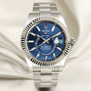 Rolex Sky-Dweller Stainless Steel Blue Dial Second Hand Watch Collectors 1