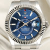 Rolex Sky-Dweller Stainless Steel Blue Dial Second Hand Watch Collectors 2