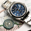 Rolex Sky-Dweller Stainless Steel Blue Dial Second Hand Watch Collectors 5