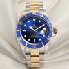 Rolex-Submarier-16613-Pre-Ceramic-Blue-Steel-Gold-Second-Hand-Watch-Collectors-1